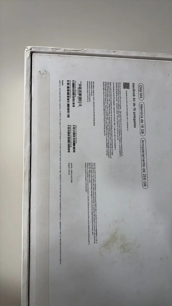 Macbook Air de 15 polegadas, novo na caixa, sem uso - Foto 4