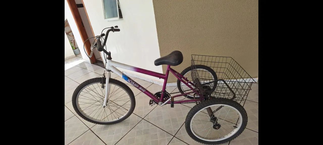 Triciclo aro 26 (Com Marchas)