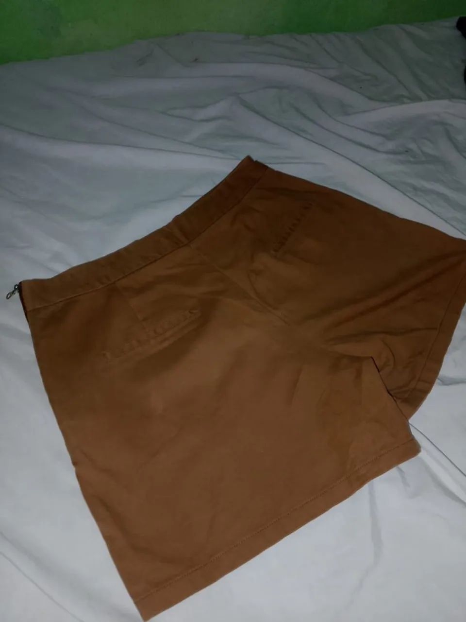 Short Alfaiataria Caramelo - Foto 3