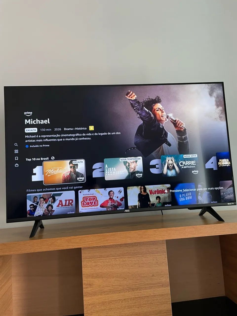  TV AOC Roku 43 Polegadas - Novíssima, Sem Detalhes 2 meses de uso