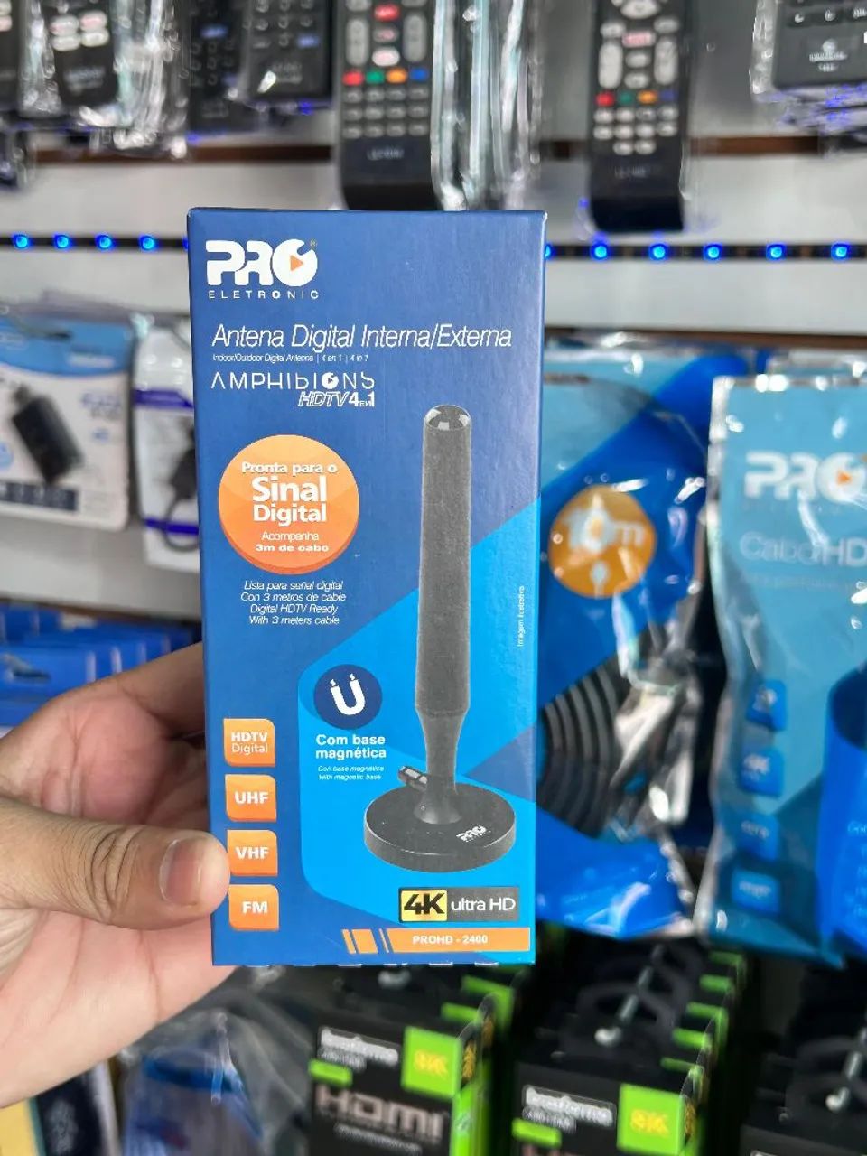 Antena para Tv digital Proeletronic 
