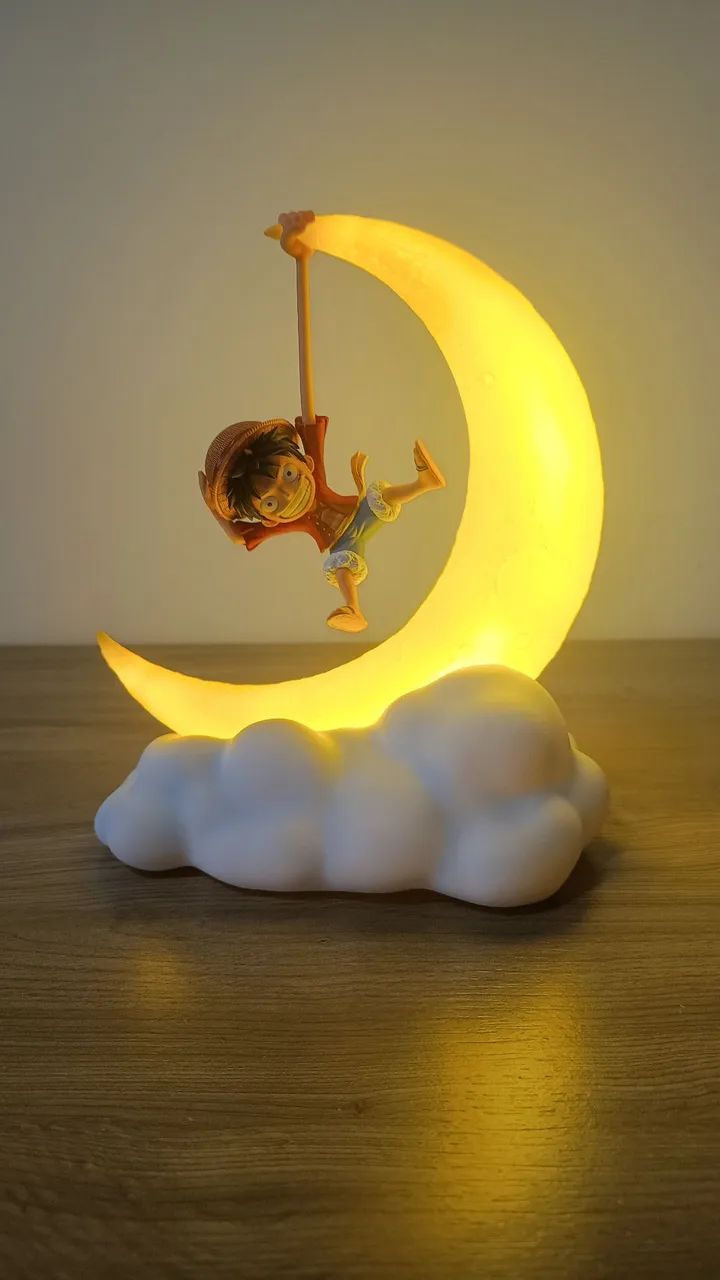 Figure e Luminária do Luffy de One Piece - Foto 3