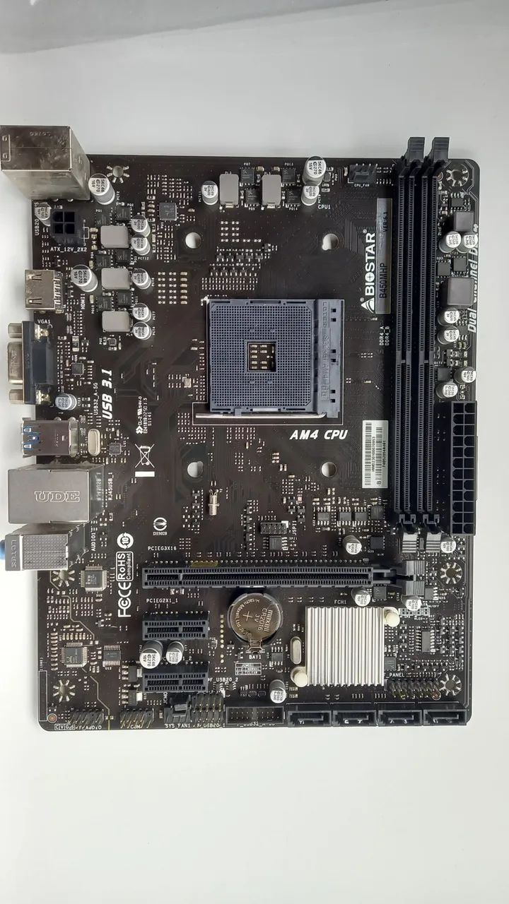 Placa mãe B450-mhp  Leia o anúncio