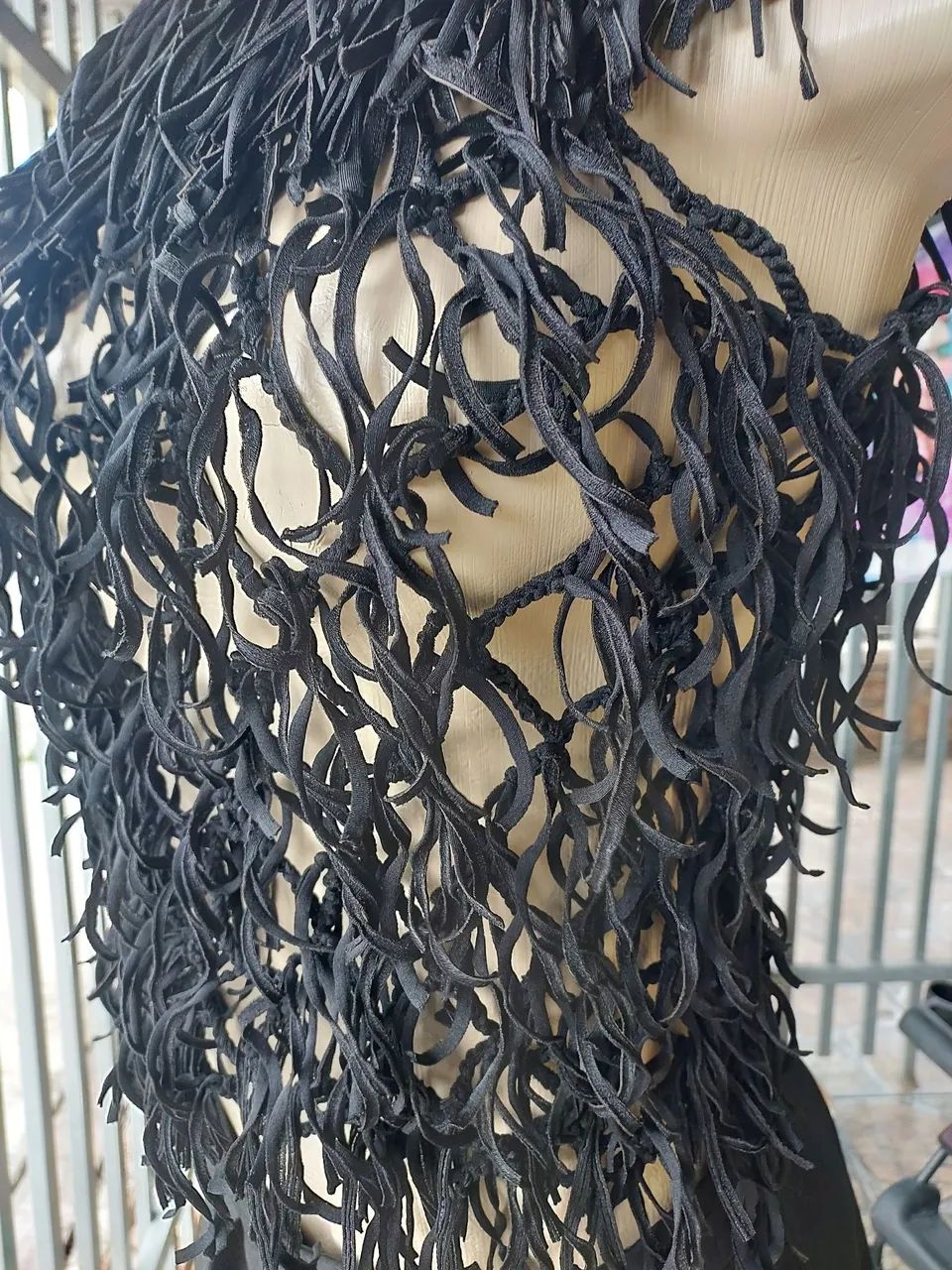 Blusa fashion macrame elástico  - Foto 2