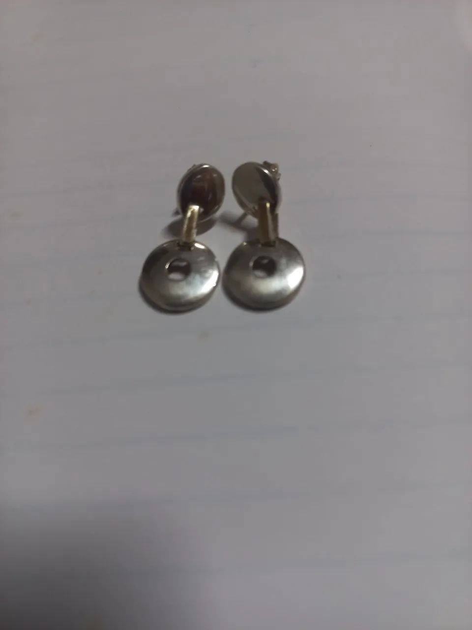 Brinco pendente em prata de lei - Foto 2