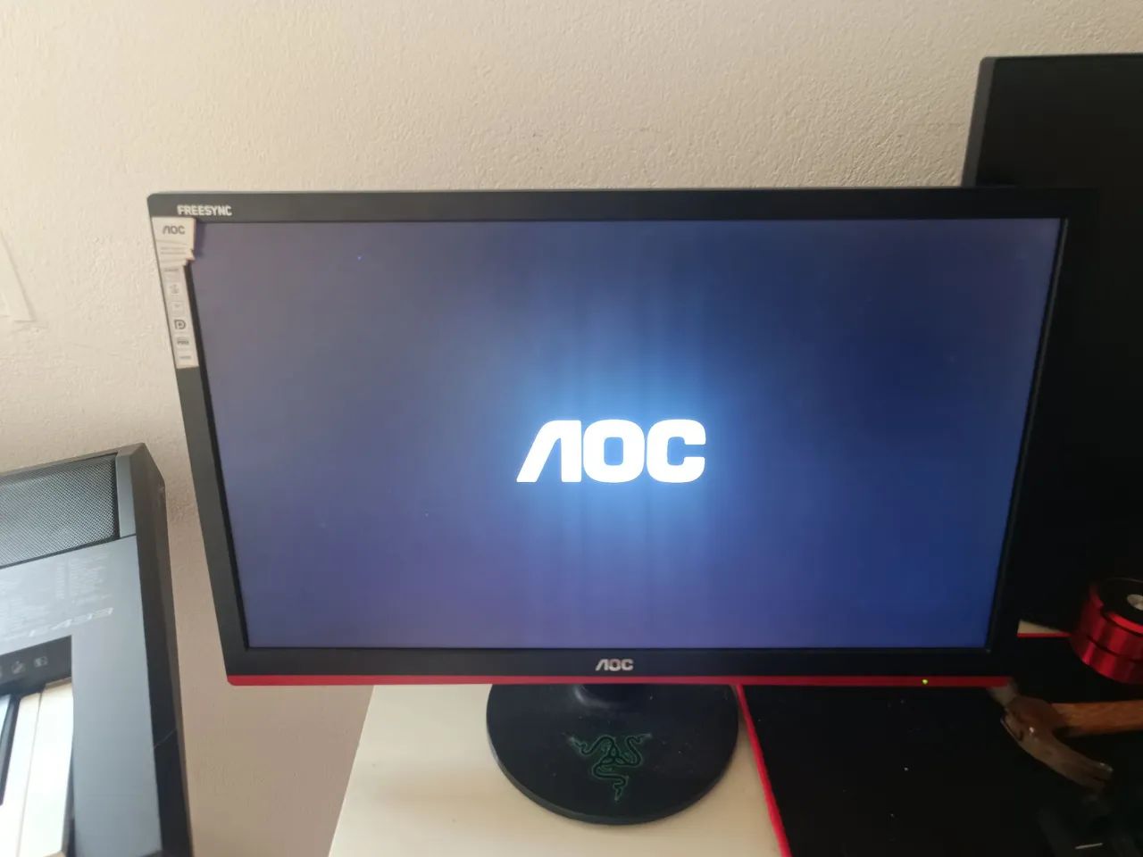 Monitor Gamer AOC 75Hz 1ms Full HD 21,5? Muito Conservado Barato