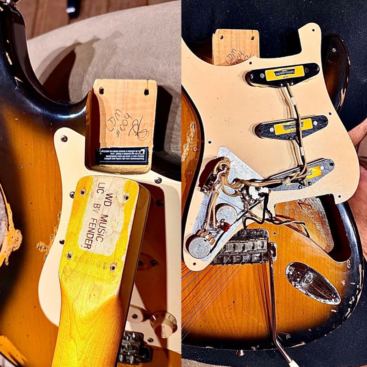Fender mexico deluxe Stratocaster 修理歴有 FENDER MEXICO