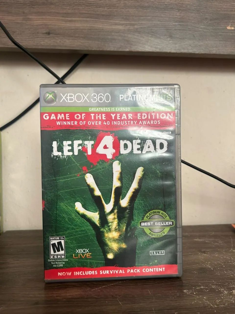 Jogo de Xbox 360 left4dead 