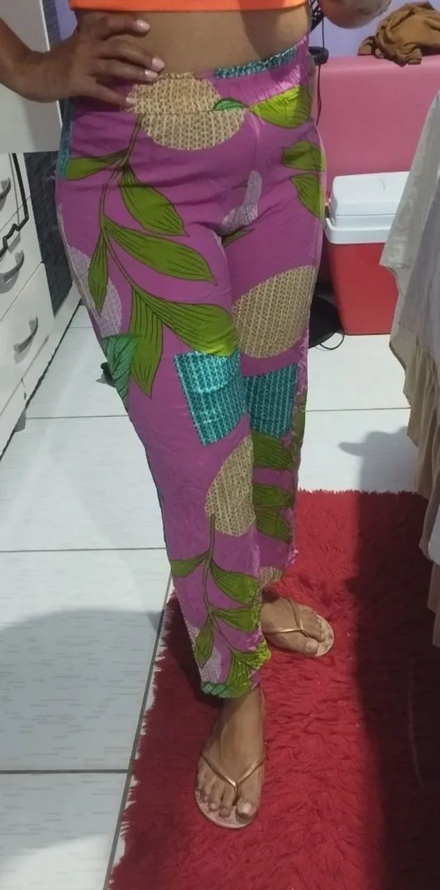 Pantalonas em algodão G - Foto 4