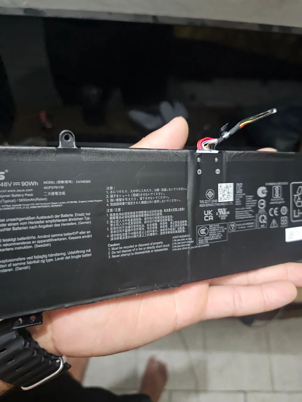 Bateria Asus 90w  Tuf gaming - Foto 4