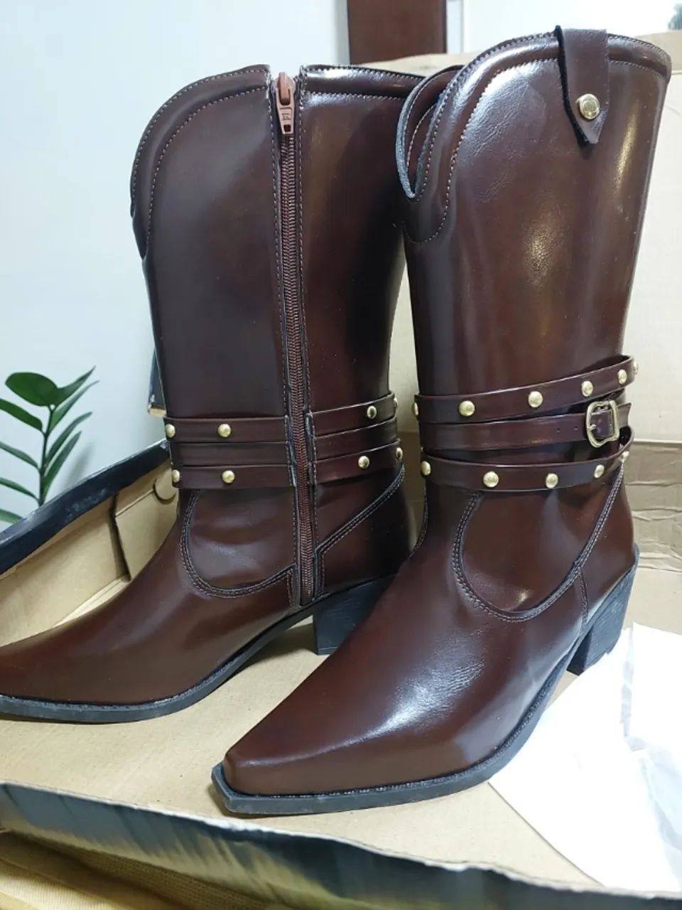 Bota Western Bico Fino - Foto 3