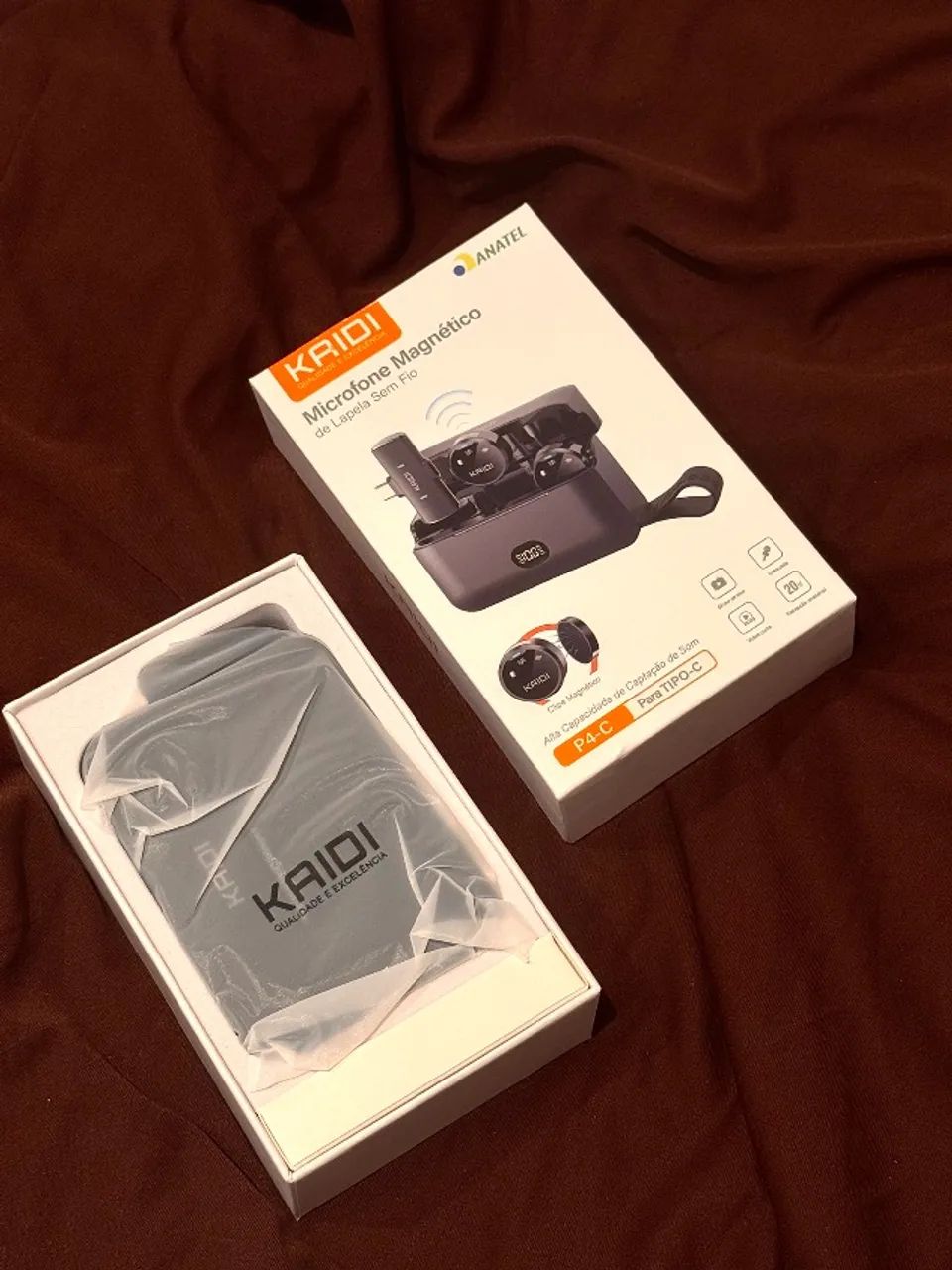 Microfone de lapela 