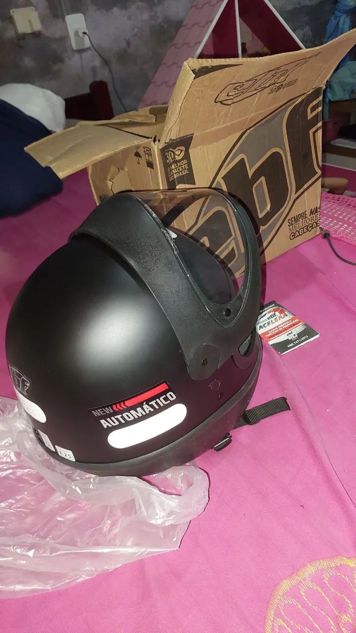Capacete n58 EBF novo - Foto 4