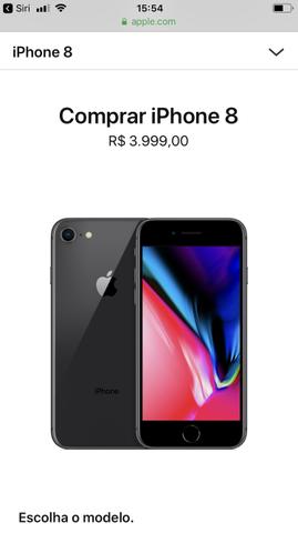 Celular iPhone 8 64GB Single Chip Tela 4,7