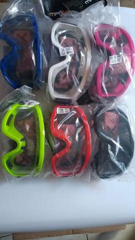 Oculos Proteção Cross Espelhado e Cristal - Diversas Cores = Atualizado !!!