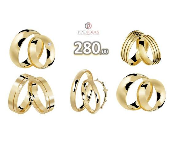 Alianças com atendimento personalizado.