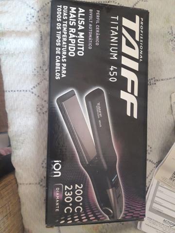 Chapinha Profissional Taiff TITANIUM 450 Praticamente nova - Foto 2