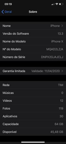 IPhone X 64 novíssimo - Foto 5