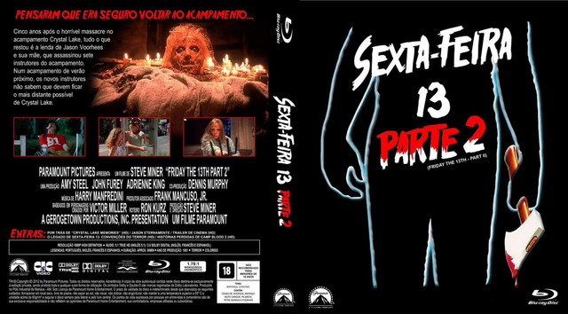 Sexta feira 13 coleção bluray com dublagem e legenda inserida - Foto 2