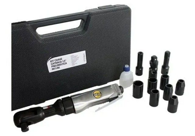 Jogo de chave catraca pneumática Maxx tools - Foto 2