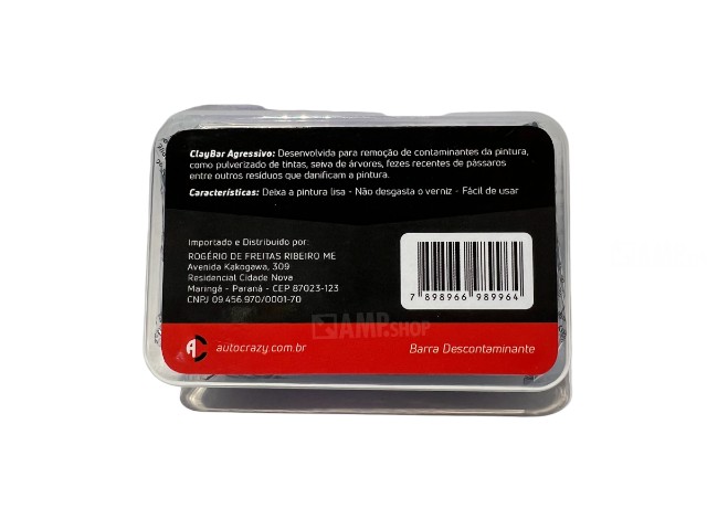 Clay Bar Barra Limpadora Agressiva Auto Crazy 100g - Foto 2