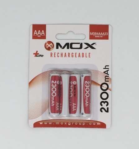 Pilhas Recarregáveis MOX - AAA 2300mAh Produto Novo na Embalagem Lacrada - Foto 2