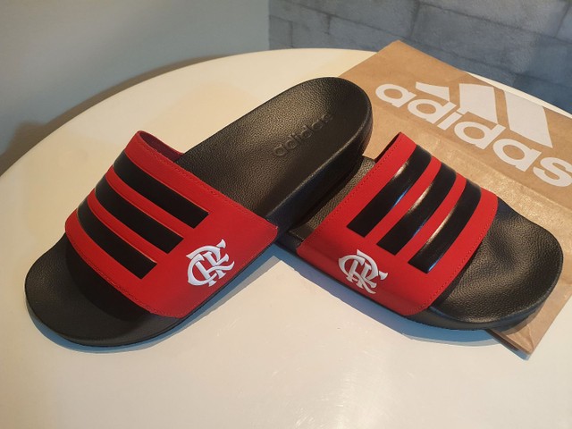chinelo slide adidas flamengo