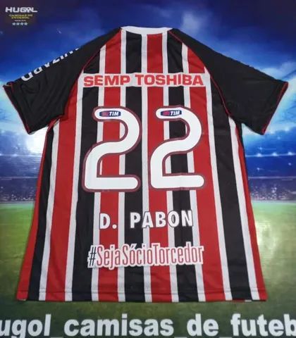 Camisa do São Paulo 2013 Penalty #22 D.Pabon Tamanho M zerada  - Foto 3