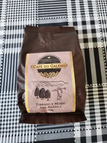 250g Café do Galeno - torrado e moído. Café especial produzido na Serra da Canastra