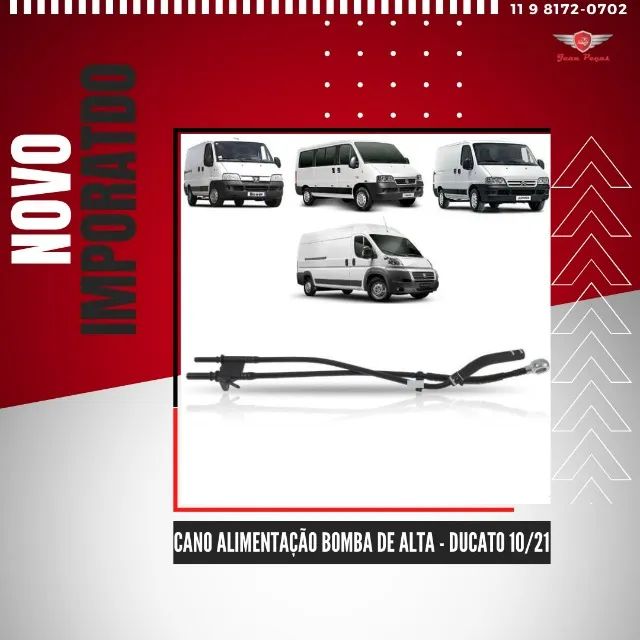 cano de alimentação da bomba de alta - ducato 2010 a 2021