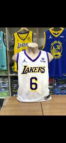 3 Camisas de Basquete Lakers - Foto 2