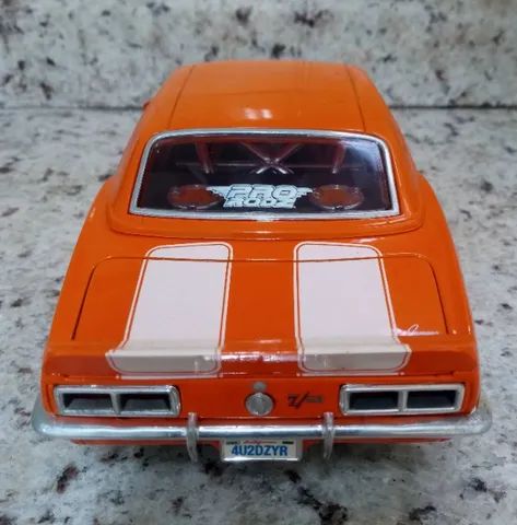 Chevrolet Camaro Z/28  - 1968 - 1:18 - Maisto Colecionador (laranja) - Foto 3