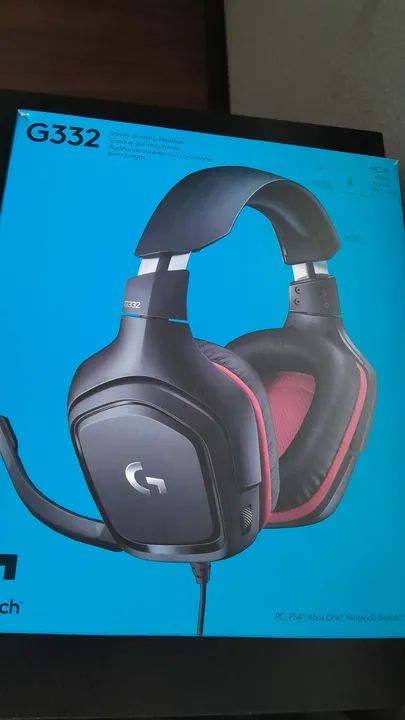 Logitech G G332 Preto/Vermelho - Foto 2