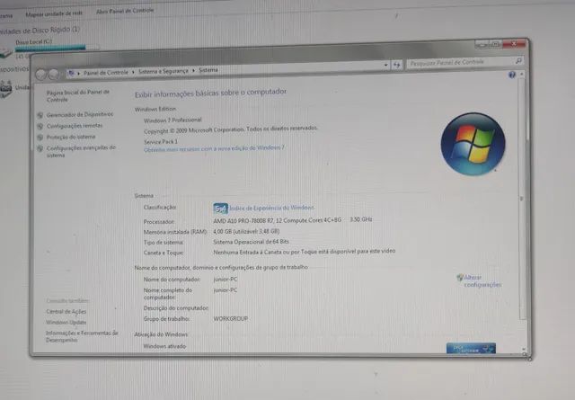 Computador desktop dell , monitor full hd