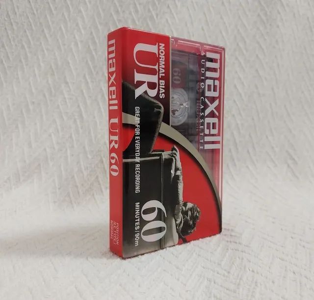 Fita Cassette nova  na embalagem lacrada.<br> MAXELL Normal Bias UR -C60.