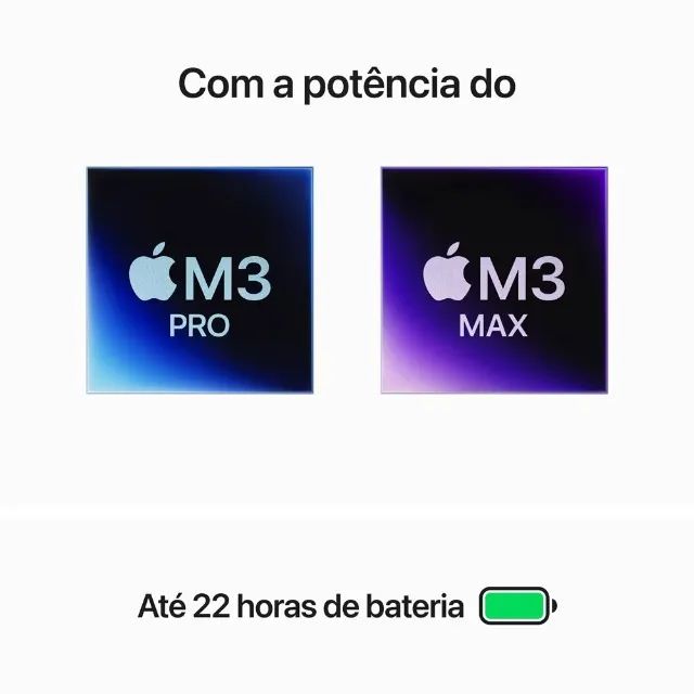 Notebook Apple MacBook Pro 2023 Apple M3 / Memória 8GB / SSD 512 / 14.2" Prata - Foto 3