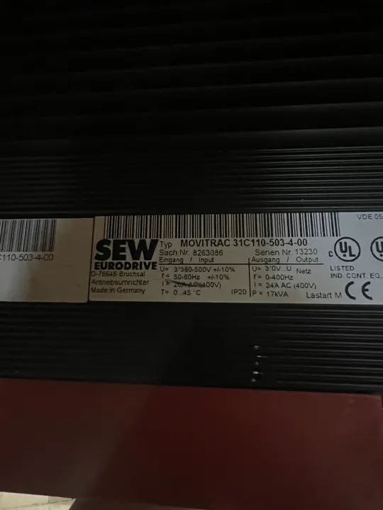 Inversor de Frequência SEW 17kVA - Foto 2