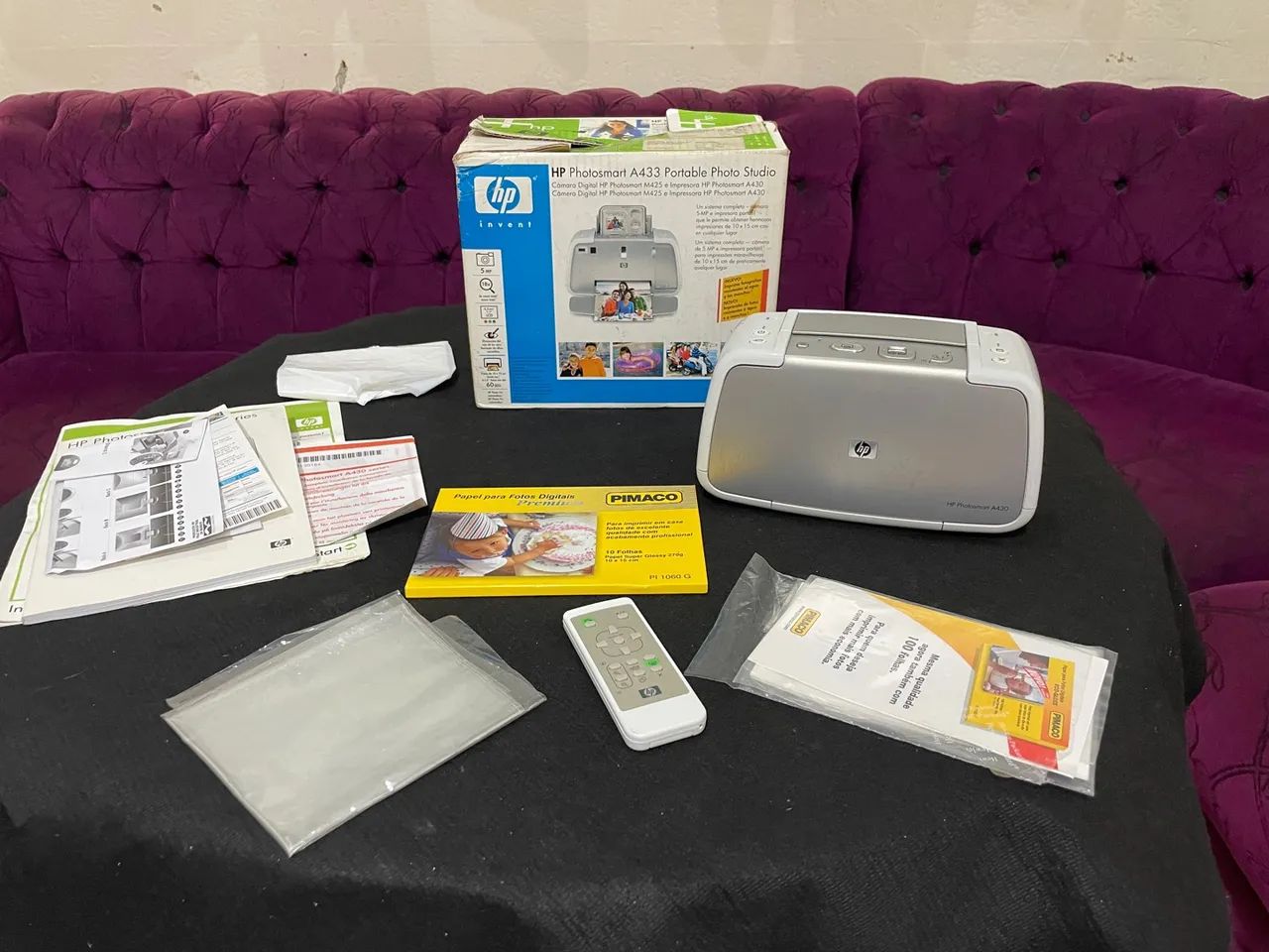 Studio Photo Portatil HP Photosmart A433 