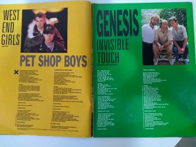 Revista Letras traduzidas, Bizz especial. Genesis, The Who, George Michael, whitney Housto - Foto 5