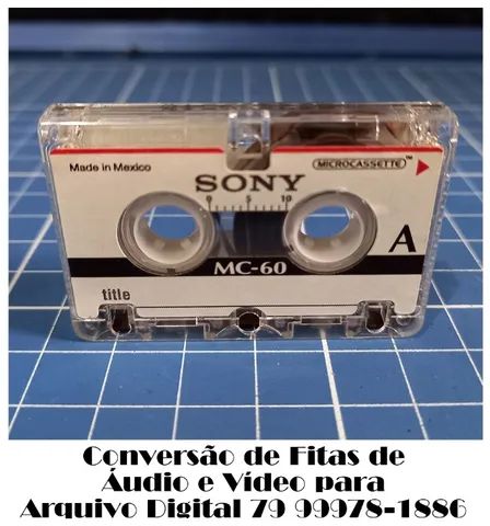 Fita Cassette, K7 e Microcassette para MP3 - Foto 2