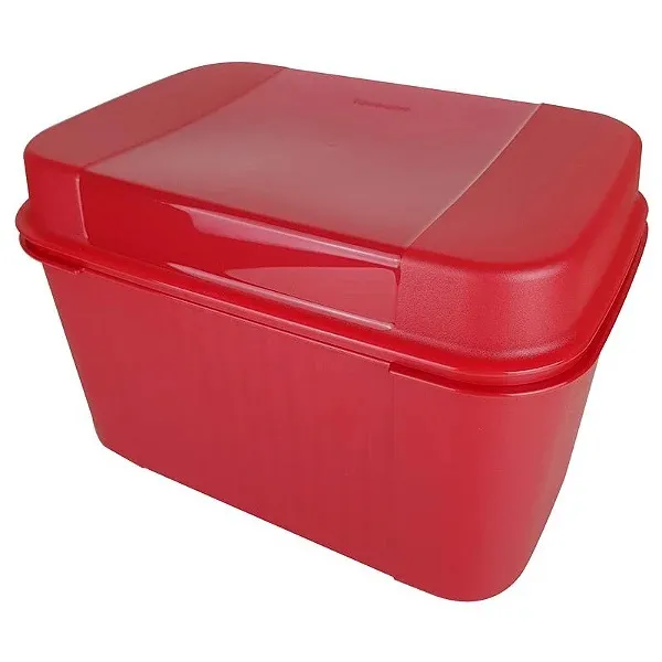 Visual Box 4,5 litros com Bandeja Branca Tupperware