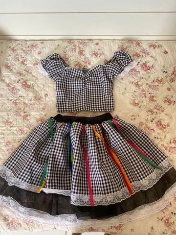 conjunto junino (saia+blusa) - Foto 4