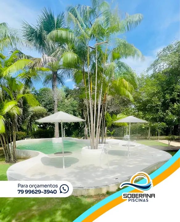 Piscina de Alvenaria e Piscina Praia 