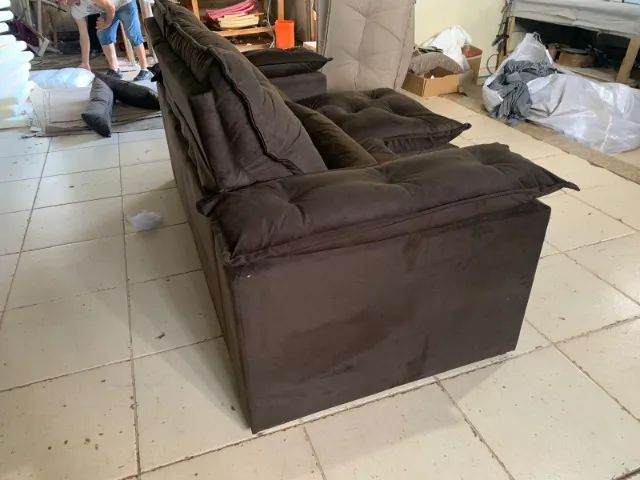 Sofá Retrátil e Reclinável Gama  - Foto 4