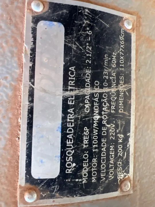 Rosqueadeira elétrica monofásica promoção  - Foto 4
