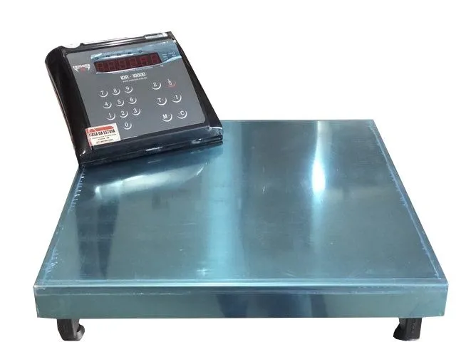 Balança Digital Ramuza 500kg plataforma 60x60