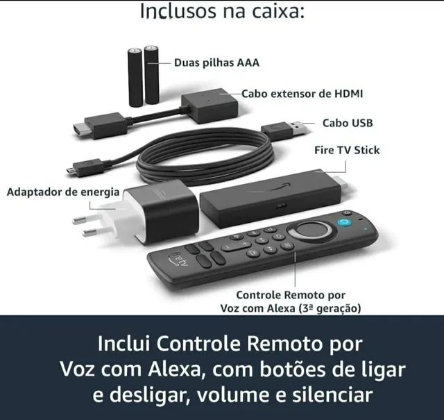 FireTV Stick Normal Novo Lacrado - Foto 2