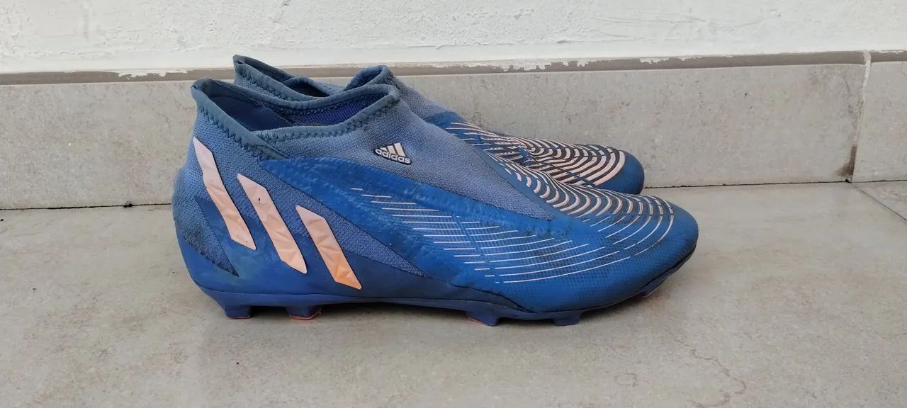Chuteiras Adidas Predator 19.3 Laceless - Azul