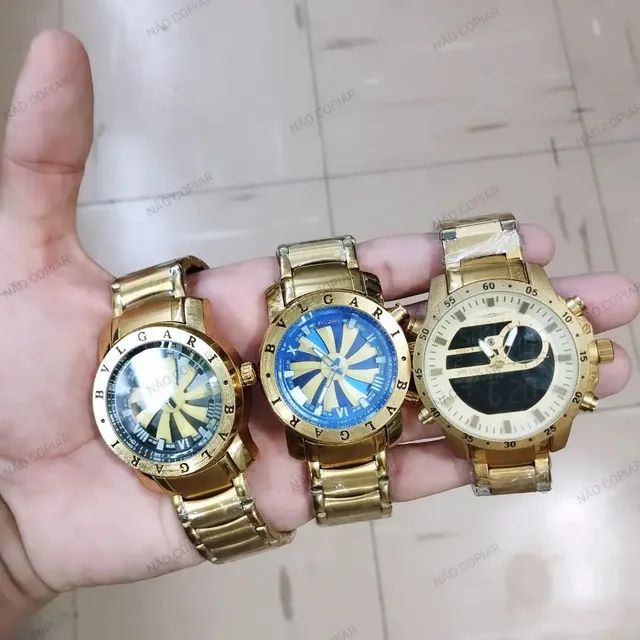Relógios da Bulgari inoxidável disponível 
