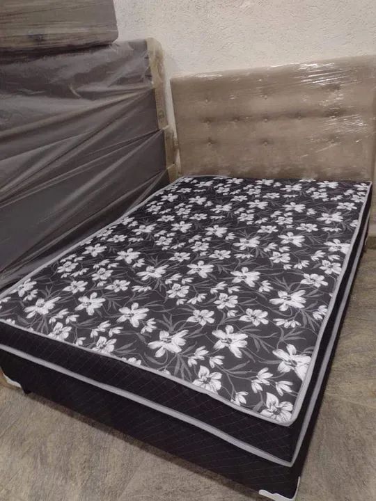 CAMA NOVA DE FABRICA COM COLCHÃO FRETE GRÁTIS PAGUE NA ENTREGA  - Foto 2